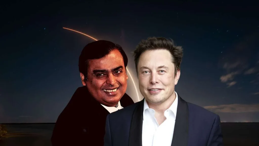 comparisn between Elon mask vs Mukesh ambani